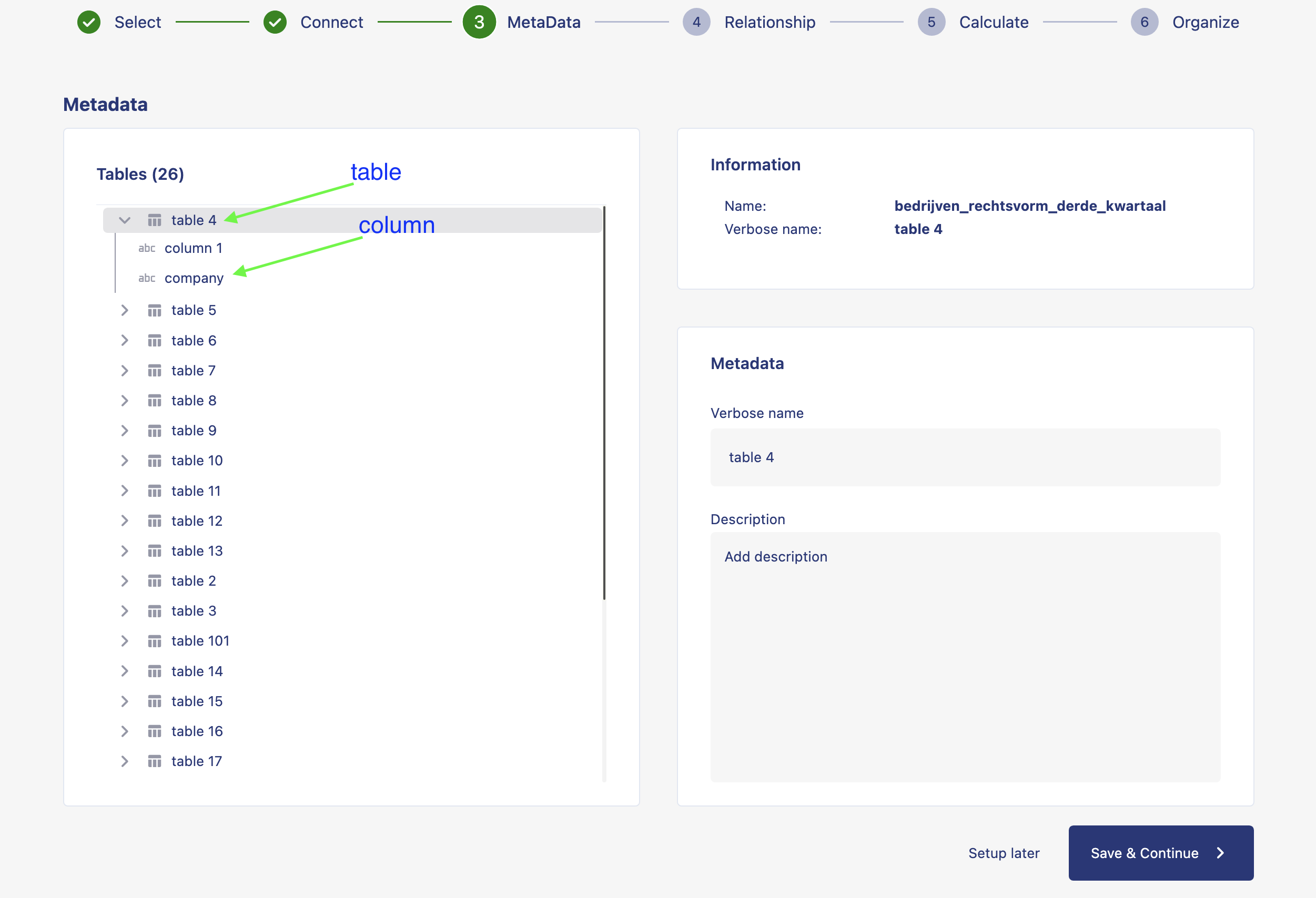 (image of the add meta data page with each container hoghlighted)